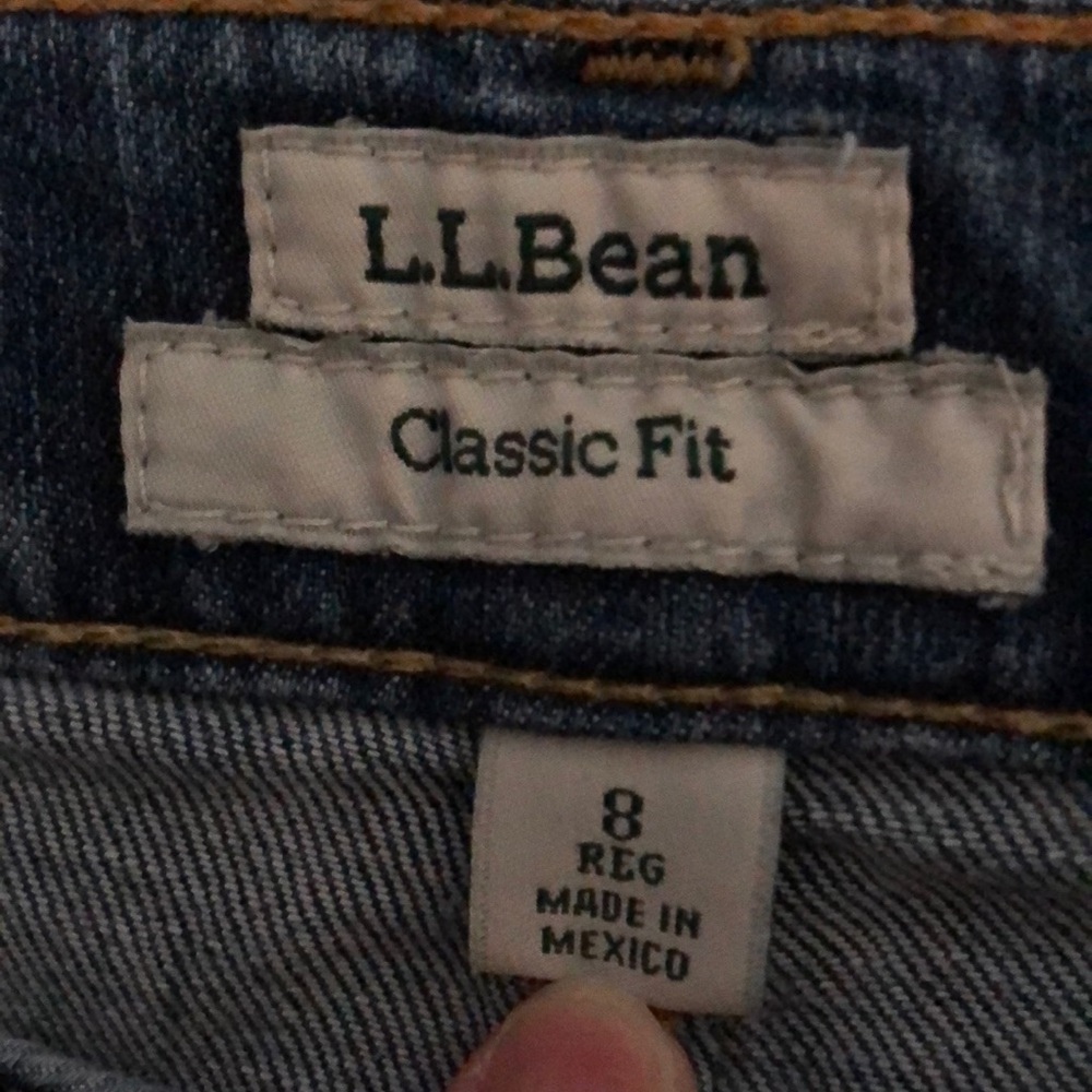 L.L. Bean jeans lightly worn